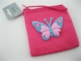 Childrens Purse And Handbag With Butterfly Design