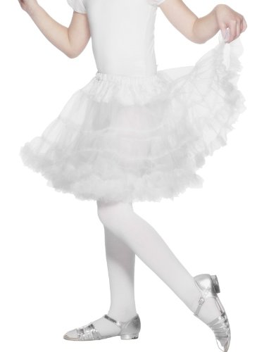 Children's Dance Underskirt Layered White Petticoat