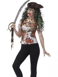 Zombie Pirate Wench T-Shirt