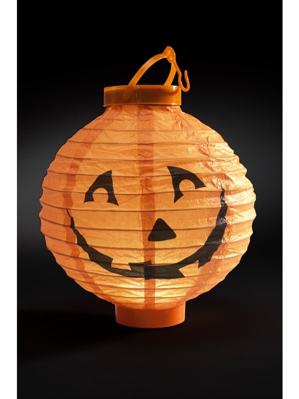 Light Up LED Paper Pumpkin Lantern