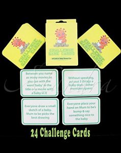 Baby Shower Challenge Game Cards