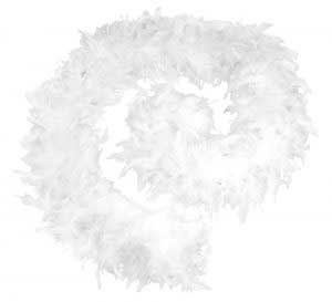 White Feather Boa 80g