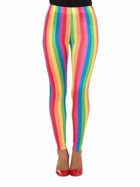 Rainbow Clown Leggings Large