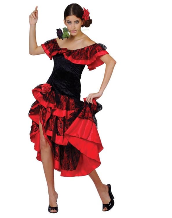 Spanish Senorita Costume Large